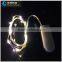 CE & ROHS mini pvc wire led string light with button batteries