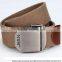 Students Canvas Young Fashion Jeans Belt Automatic Movement Belts