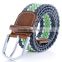 Cintos Femininos Women's Casual And Comfortable Outdoor Breathable Elastic Cord Woven Leather Belt