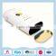 Simple pattern oval tea tin box as an elegant packaging can