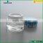 50ml face cosmetic glass jar skin care cream packing with caps