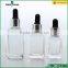 15ml square transparent glass dropper bottle cosmetic glass bottle packaging                        
                                                                                Supplier's Choice