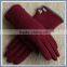 Factory Supply Smart New Cashmere Glove With Butterfly Or Bowknot