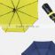 Multi-color triple fold parasol sun umbrella