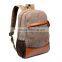 2015 Fashion Quilting New Canvas School Backpack Bag for University Students Supplier's Choice