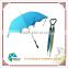 23"*8k solid fabric straight umbrella with love handle