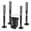 Professional wooden active 5.1 home theater speaker