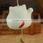 cute creamics cat wind chime decoration