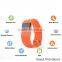 New good health bluetooth silicone rubber bracelet heart rate smartband