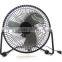 USB powered plug charging ultra quiet metal desktop table fan mini cooler cooling fan