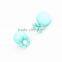 Dazzy Rainbow Colored Double Pearl Sided Stud Earrings Small Flower Post Back Earring Ear Accessory For Women