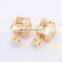 Cheap Crystal Earring Stud Double Sided Two Usage Earrings For Women