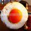 China Supplier Wholesale Lifelike Egg Custom Food Pillow Kids Plush Toys