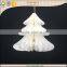 2016 New Designs Hanging White Tissue Paper Christmas Trees