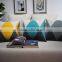 Custom geometric digital printing throw decorative plain pillow covers Car seat backrest cushions