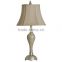energy saving usa table lamp manufacturers sea shell lamp stand with white square fabric shade