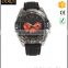 Fashion japan movt quartz silicone wrist watch