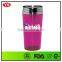 16oz food grade insulated plastic and stainless steel travel mug
