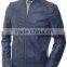 men fashion leather jacket & dark blue color