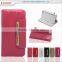 leather wallet phone case with strap for asus fonepad me371mg for samsung galaxy e7