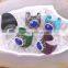 Faceted Stone RingGemstone Fashion Ring, Snakeskin Rings,Round Shape Pave Setting Crystal Jewelry Finger Gem Stone Druzy Ring