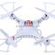 JJRC H8C New Design 4 Channel 6 Axis Gyro 2.4GHz RC Quadcopter with 0.3MP HD Camera 360 Degree Eversion Function LED Light-DC