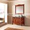 Solid wood carcase material and rubber wood classic style bathroom furniture WTS211