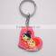 Fashion new hot selling make round acrylic keychains