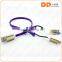 Multifunctional mobile accessories 2 in 1 zipper usb cable for iphone and Android charger