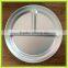 Canteen Use fast food tray with 3 compartments