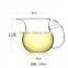 Sharp mouth glass cup,Heat-resistant borosilicate glass tea cup with creative product.