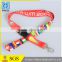 Fashion design competitive price imprinted polyester lanyards