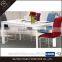 Metal modern white extendable dining tables