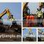 log grapple excavator for sale made in china