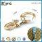 Metal alloy genuine 18k gold solid safety clasp for purse and camping bag
