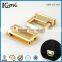 New design luxury gold metal push bag lock