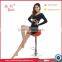 High heels stockings tube nylon fabric stripe skin color hot stocking