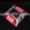 Aluminum led cat eye reflective red LED flashing solar road stud