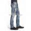 Biker Jeans Blue Denim jeans pantalon (LOTK048)