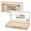 Wholesale custom logo print creative wood tea box
