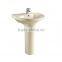 Ivary pedestal sanitary ware ceramic bathroom new model wash basin
