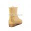 Apricot color rain boots, fashionable and comfortable rain boots and safety and fashionablerain shoes