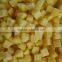 IQF yellow peach dice