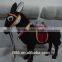 walking donkey garden decor christmas fake fur real donkey