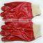 Red Industrial Working PVC Glove