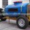 trailer type vineyard use farm garden fruit tree orchard boom tank air blast sprayer with high press diaphragm pump