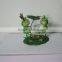 panited metal frogs metal frog garden decoration painted frogs garden product garden frog metal frog