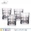 crystal stemless wine glass