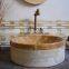 natural smooth polished black marble bathroom wash basin