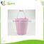 Round Shape Kids Gift Embossed Small Metal Garden Flower Pot for Party Ornaments